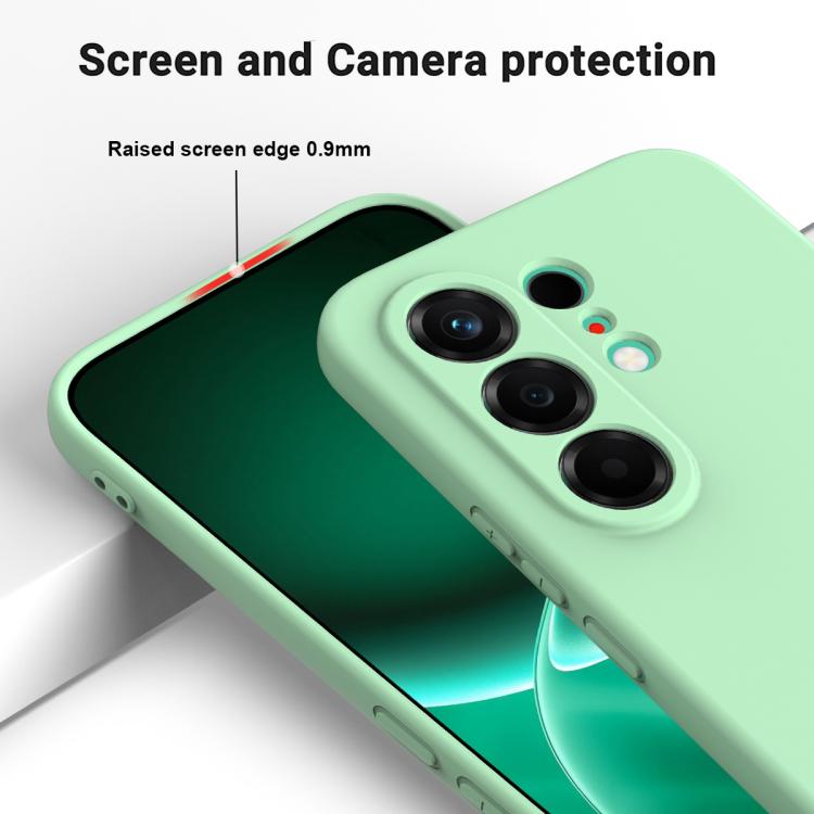 For Tecno Camon 50 4G Solid Color Liquid Silicone Dropproof Full Coverage Phone Case