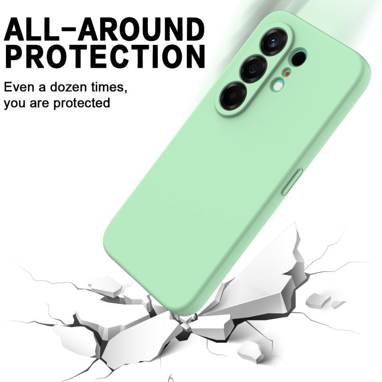 For Tecno Camon 50 4G Solid Color Liquid Silicone Dropproof Full Coverage Phone Case
