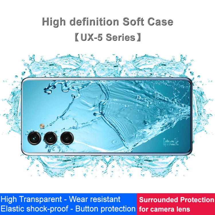 For Samsung Galaxy A25 5G imak UX-5 Series Transparent Shockproof TPU Protective Case(Transparent)