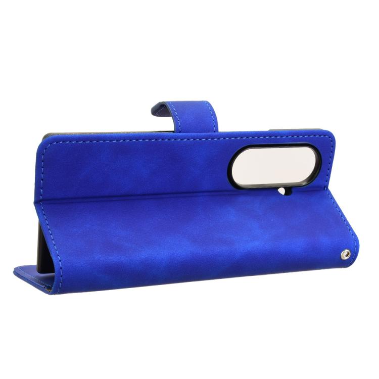 For Samsung Galaxy Z Fold7 5G Skin Feel Magnetic Flip Leather Phone Case