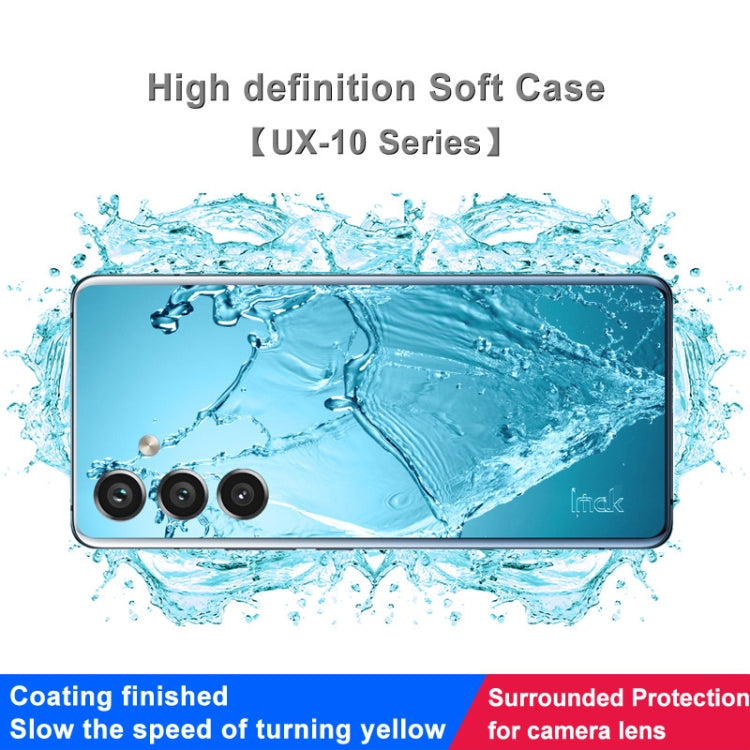 For Samsung Galaxy S23 FE 5G imak UX-10 Series Transparent Shockproof TPU Phone Case(Transparent)