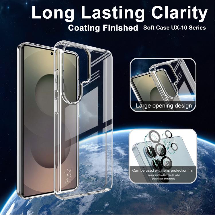 For Samsung Galaxy S26 Ultra 5G imak UX-10 Series Transparent Shockproof TPU Phone Case - Transparent