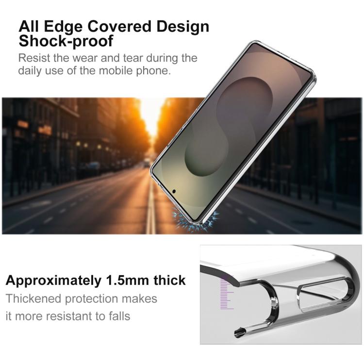 For Samsung Galaxy S26 Ultra 5G imak UX-10 Series Transparent Shockproof TPU Phone Case - Transparent