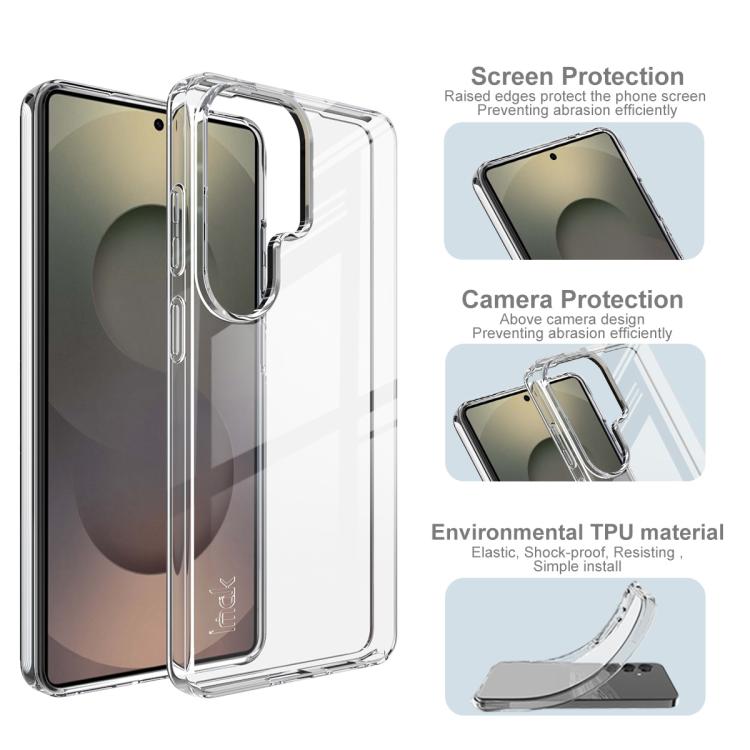 For Samsung Galaxy S26 Ultra 5G imak UX-10 Series Transparent Shockproof TPU Phone Case - Transparent