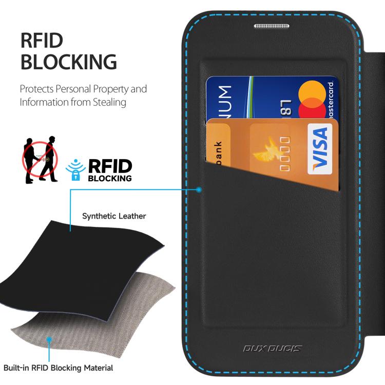 For iPhone 17 DUX DUCIS Skin X Pro Series Magsafe PC + TPU Phone Leather Case