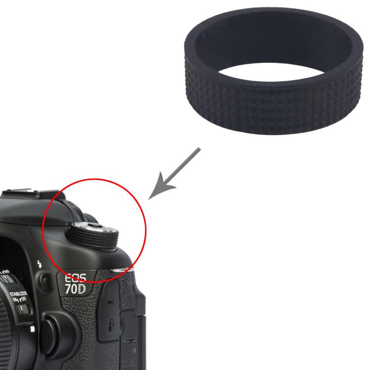 For Canon EOS 80D Mode Turntable Rubber Leather