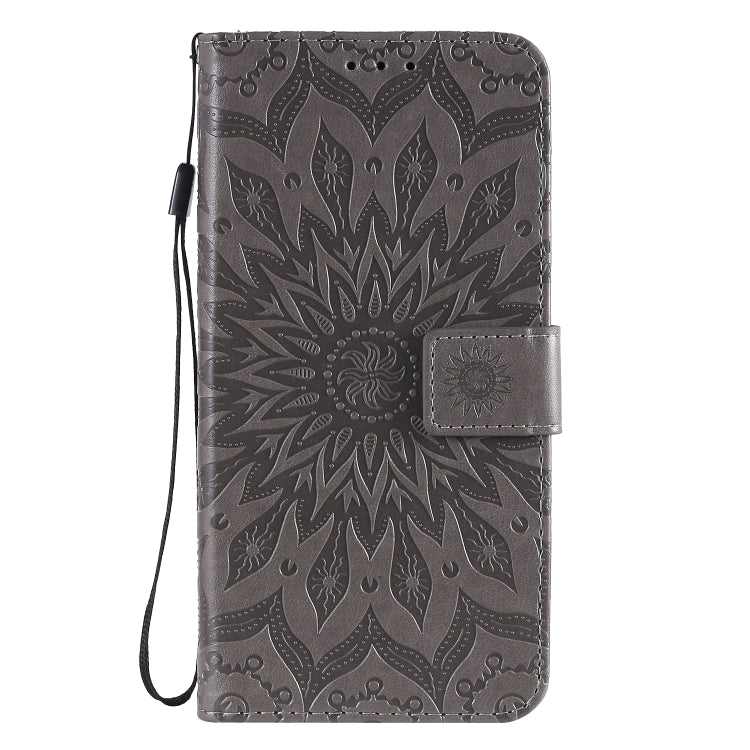 For Huawei Nova 7 Pro 5G Embossed Sunflower Pattern Horizontal Flip PU Leather Case with Holder & Card Slots & Wallet & Lanyard