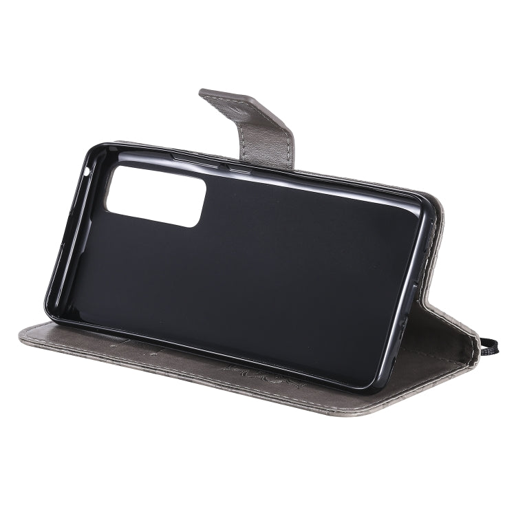 For Huawei Nova 7 Pro 5G Embossed Sunflower Pattern Horizontal Flip PU Leather Case with Holder & Card Slots & Wallet & Lanyard