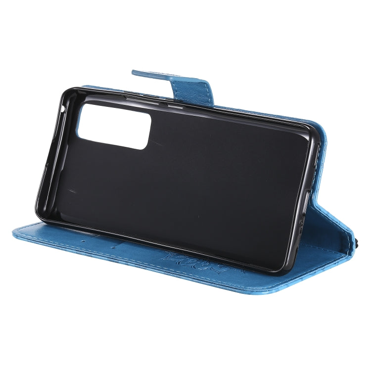 For Huawei Nova 7 Pro 5G Embossed Sunflower Pattern Horizontal Flip PU Leather Case with Holder & Card Slots & Wallet & Lanyard