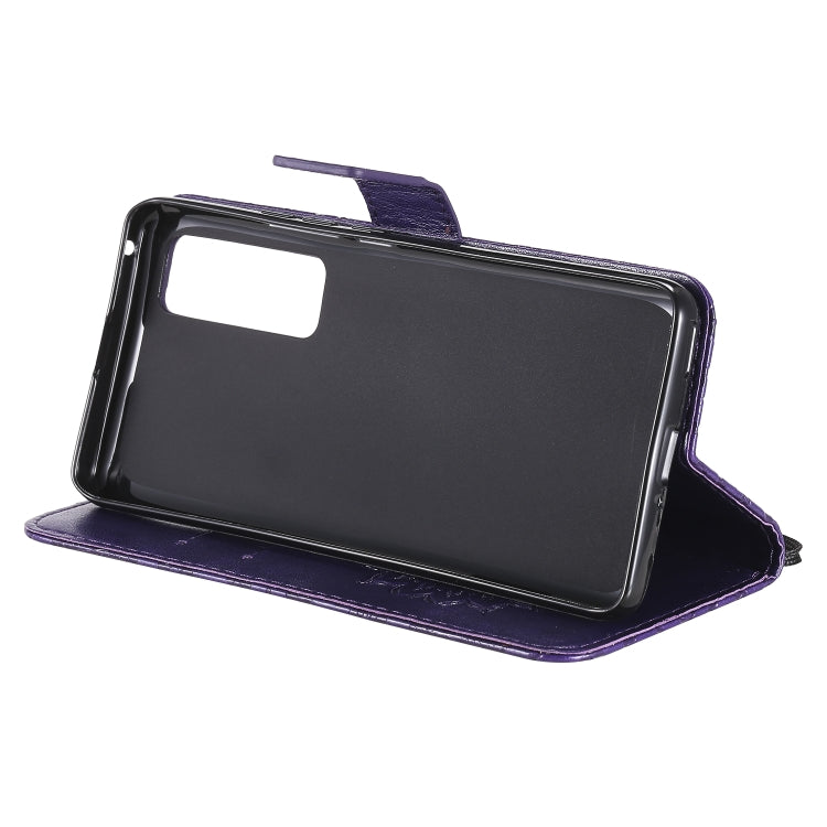 For Huawei Nova 7 Pro 5G Embossed Sunflower Pattern Horizontal Flip PU Leather Case with Holder & Card Slots & Wallet & Lanyard