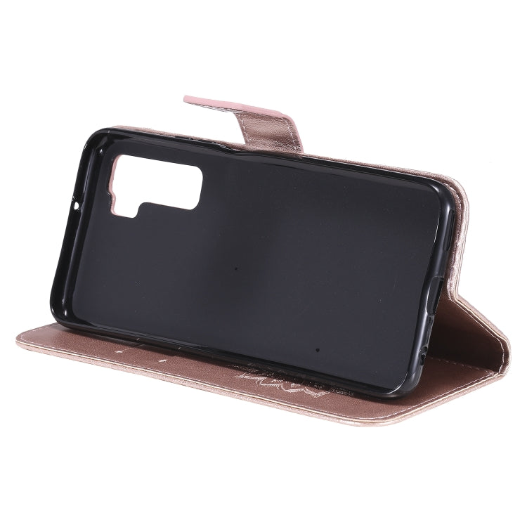 For Huawei Nova 7 Pro 5G Embossed Sunflower Pattern Horizontal Flip PU Leather Case with Holder & Card Slots & Wallet & Lanyard