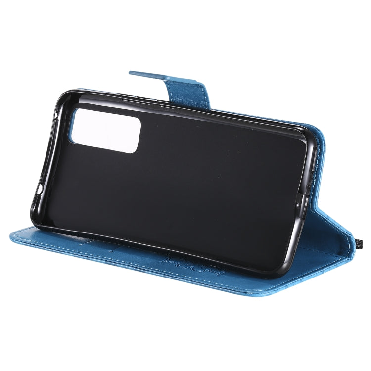 For Huawei Nova 7 5G Embossed Sunflower Pattern Horizontal Flip PU Leather Case with Holder & Card Slots & Wallet & Lanyard