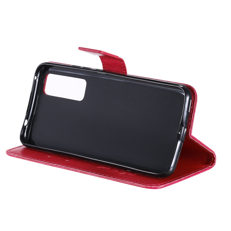 For Huawei Nova 7 5G Embossed Sunflower Pattern Horizontal Flip PU Leather Case with Holder & Card Slots & Wallet & Lanyard