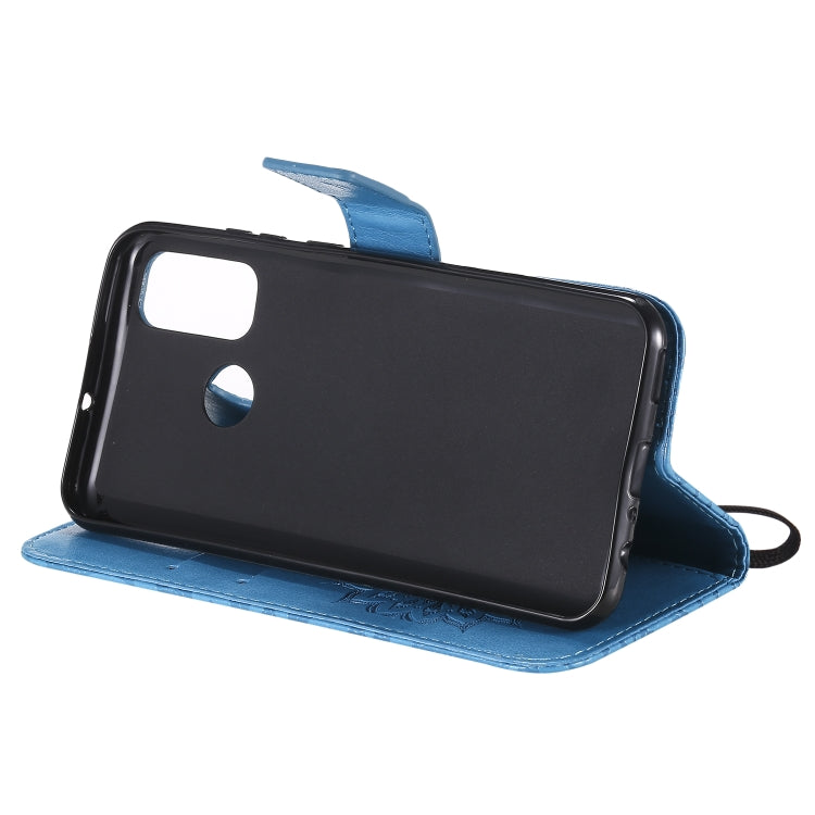 For Huawei P smart 2020 Embossed Sunflower Pattern Horizontal Flip PU Leather Case with Holder & Card Slots & Wallet & Lanyard