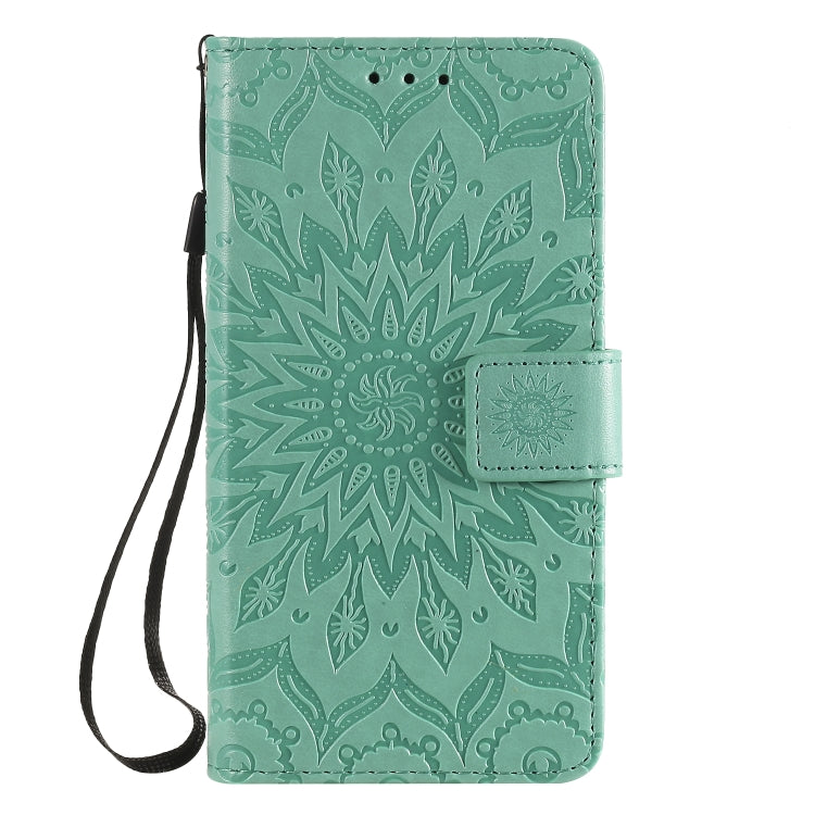 For Huawei Y5p/Honor 9S Embossed Sunflower Pattern Horizontal Flip PU Leather Case with Holder & Card Slots & Wallet & Lanyard