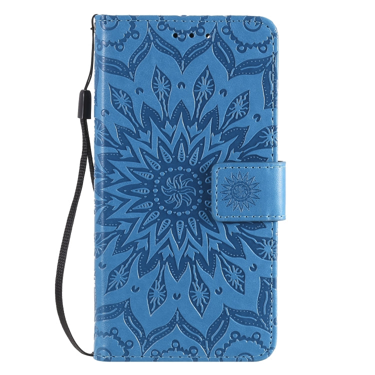For Huawei Y5p/Honor 9S Embossed Sunflower Pattern Horizontal Flip PU Leather Case with Holder & Card Slots & Wallet & Lanyard