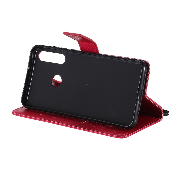 For Huawei Y6p Embossed Sunflower Pattern Horizontal Flip PU Leather Case with Holder & Card Slots & Wallet & Lanyard