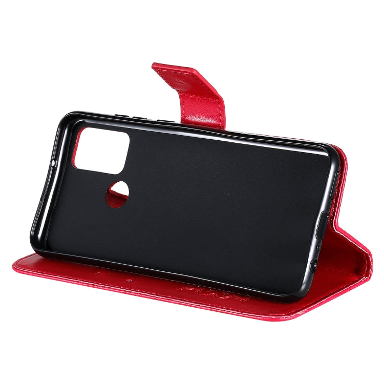 For Huawei Honor 9A Embossed Sunflower Pattern Horizontal Flip PU Leather Case with Holder & Card Slots & Wallet & Lanyard