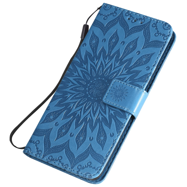 For Huawei Honor 30 Pro Embossed Sunflower Pattern Horizontal Flip PU Leather Case with Holder & Card Slots & Wallet & Lanyard