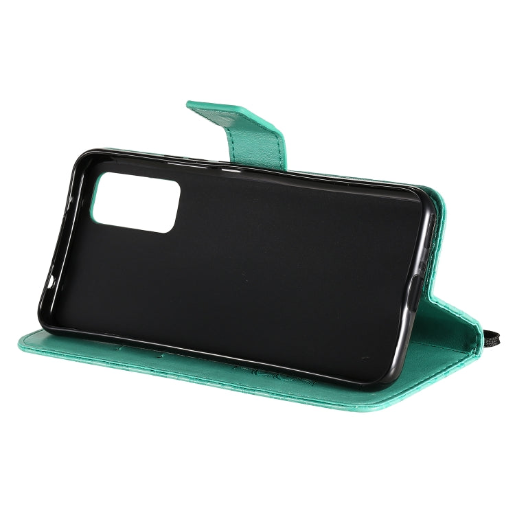 For Huawei Honor 30 Embossed Sunflower Pattern Horizontal Flip PU Leather Case with Holder & Card Slots & Wallet & Lanyard