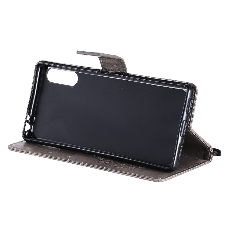 For Sony Xperia L4 Embossed Sunflower Pattern Horizontal Flip PU Leather Case with Holder & Card Slots & Wallet & Lanyard