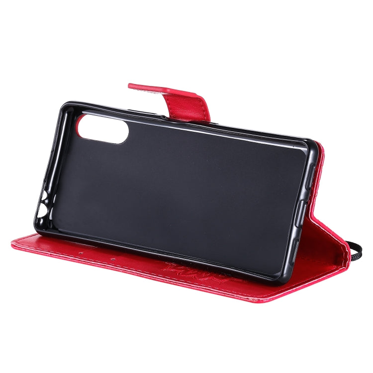 For Sony Xperia L4 Embossed Sunflower Pattern Horizontal Flip PU Leather Case with Holder & Card Slots & Wallet & Lanyard