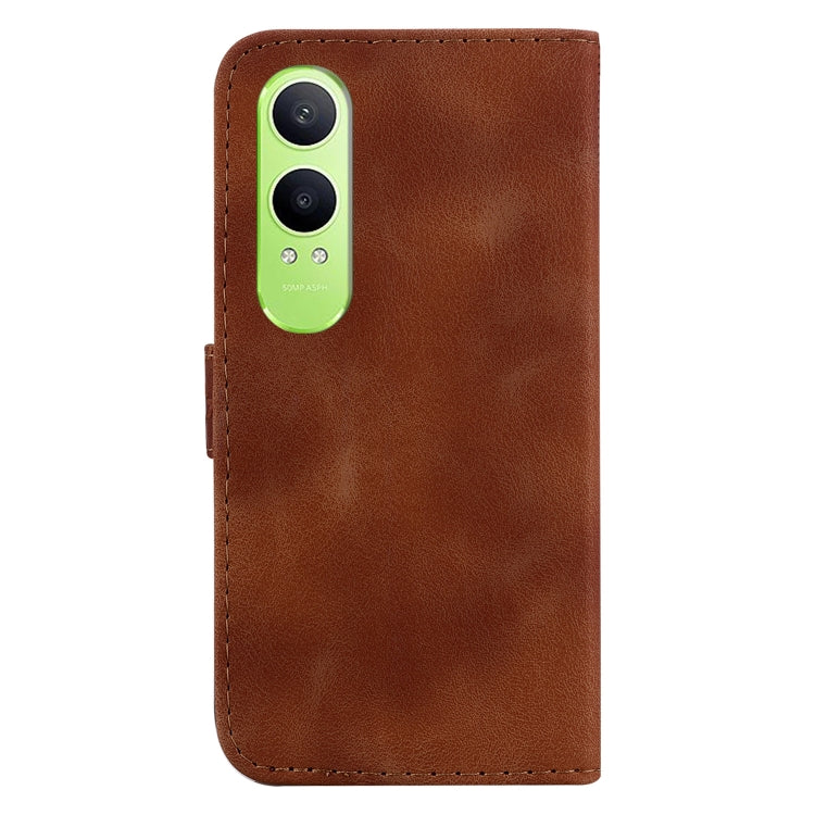 For OnePlus Nord CE4 Lite Seven-shaped Embossed Leather Phone Case