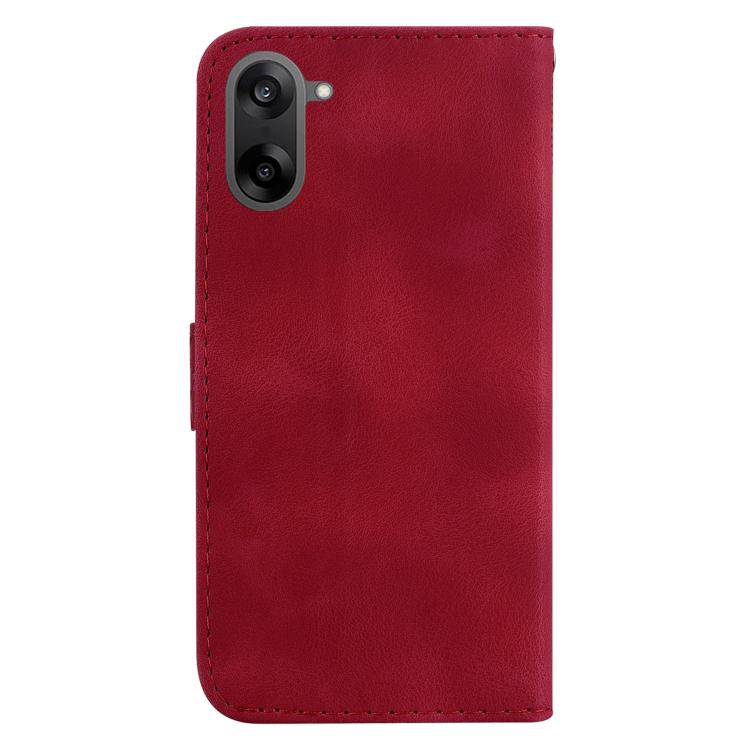 For OnePlus Ace 5 Racing / Nord CE5 Seven-shaped Embossed Leather Phone Case