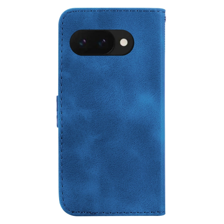 For Google Pixel 9a Seven-shaped Embossed Leather Phone Case