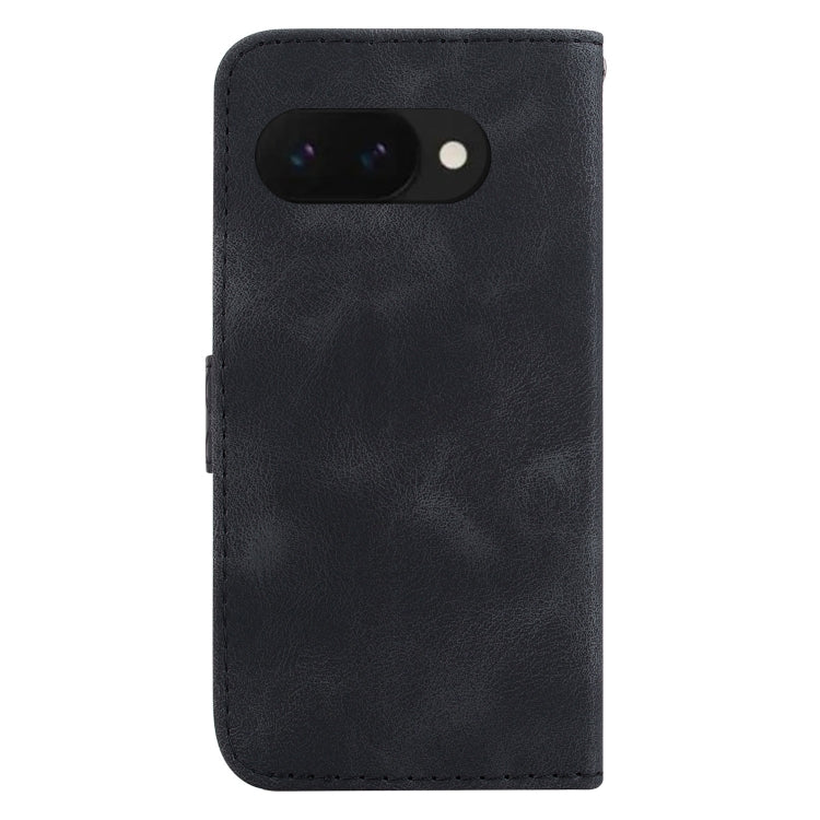 For Google Pixel 9a Seven-shaped Embossed Leather Phone Case
