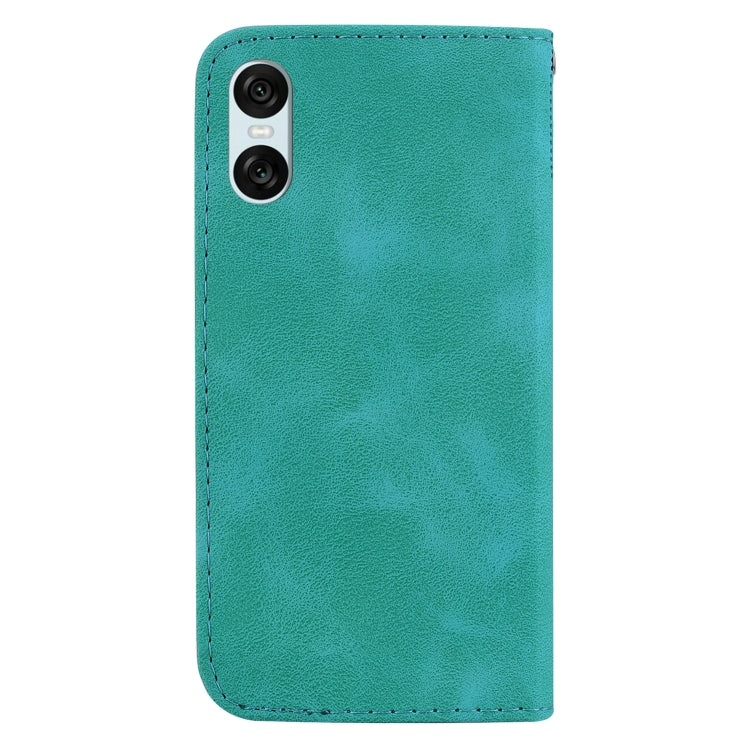 For Sony Xperia 10 VI Seven-shaped Embossed Leather Phone Case