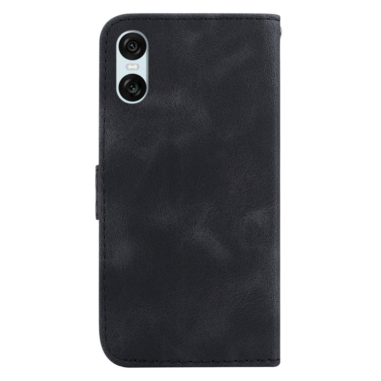 For Sony Xperia 10 VI Seven-shaped Embossed Leather Phone Case