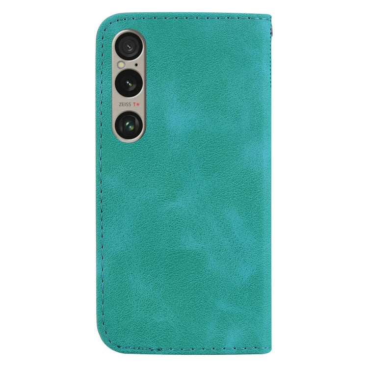 For Sony Xperia 1 VI Seven-shaped Embossed Leather Phone Case