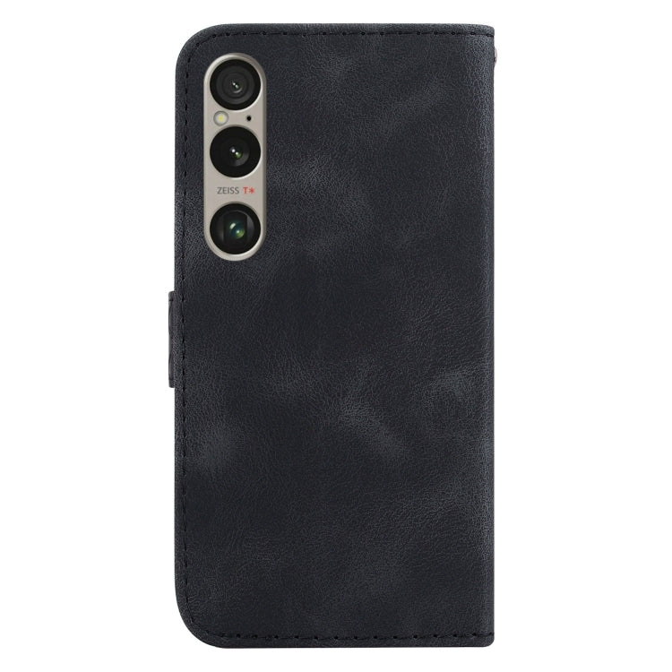 For Sony Xperia 1 VI Seven-shaped Embossed Leather Phone Case
