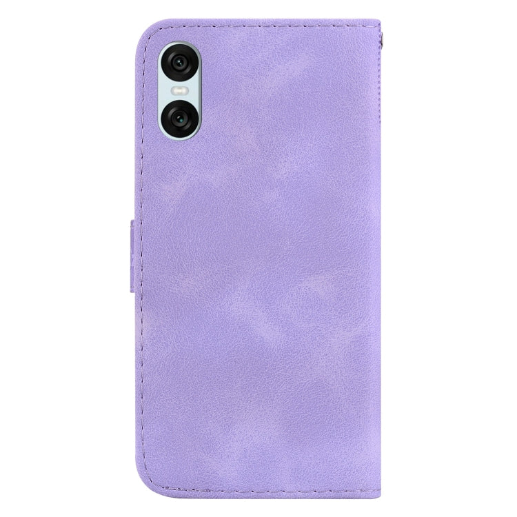 For Sony Xperia 5 VI Seven-shaped Embossed Leather Phone Case