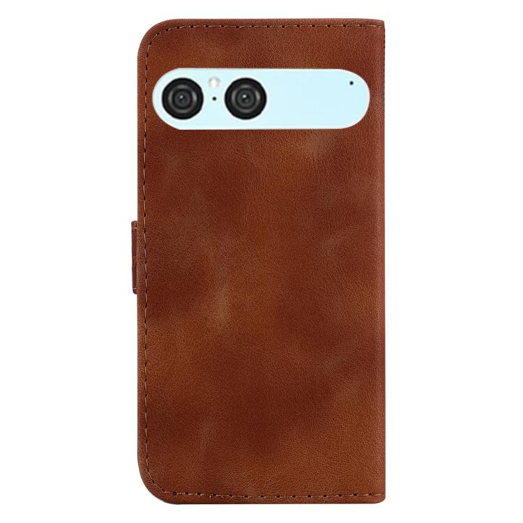 For Sony Xperia 10 VII Seven-shaped Embossed Leather Phone Case
