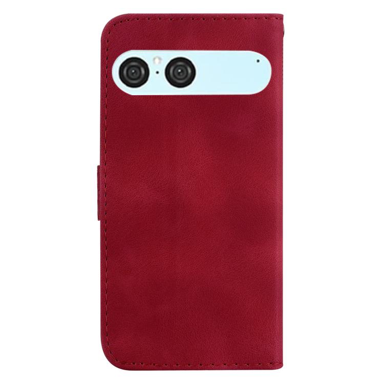 For Sony Xperia 10 VII Seven-shaped Embossed Leather Phone Case