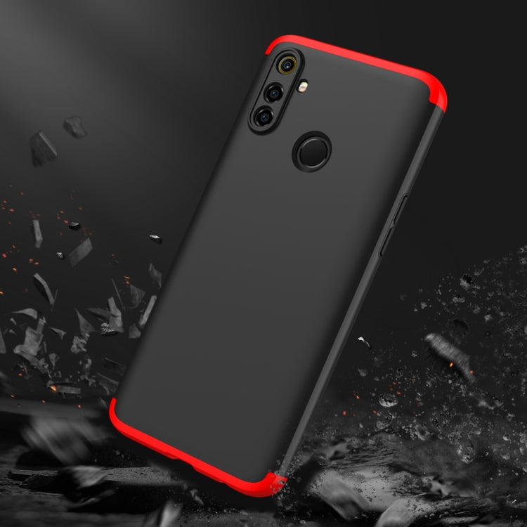 For OPPO Realme C3 GKK Three Stage Splicing Full Coverage PC Protective Case