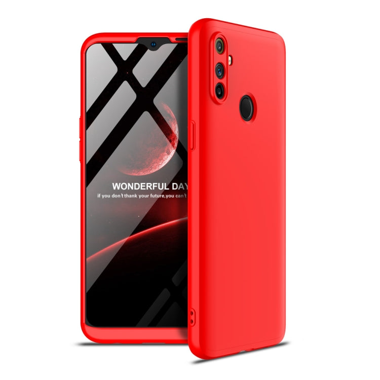 For OPPO Realme C3 GKK Three Stage Splicing Full Coverage PC Protective Case