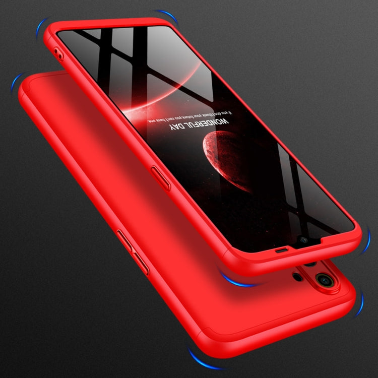 For OPPO Realme C3 GKK Three Stage Splicing Full Coverage PC Protective Case