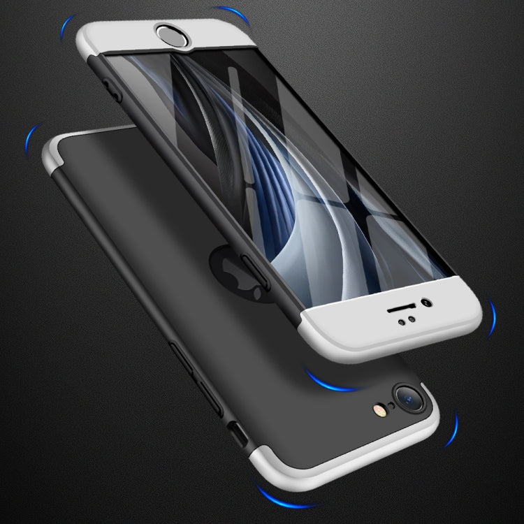 For iPhone SE 2022 / SE 2020 GKK Three Stage Splicing Full Coverage PC Protective Case