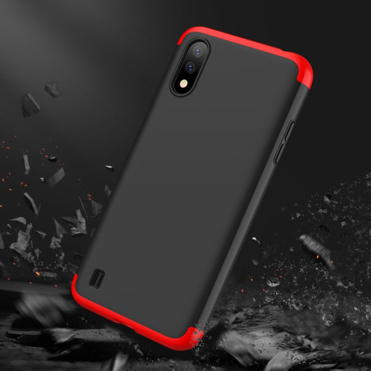 For Samsung Galaxy A01 GKK Three Stage Splicing Full Coverage PC Protective Case