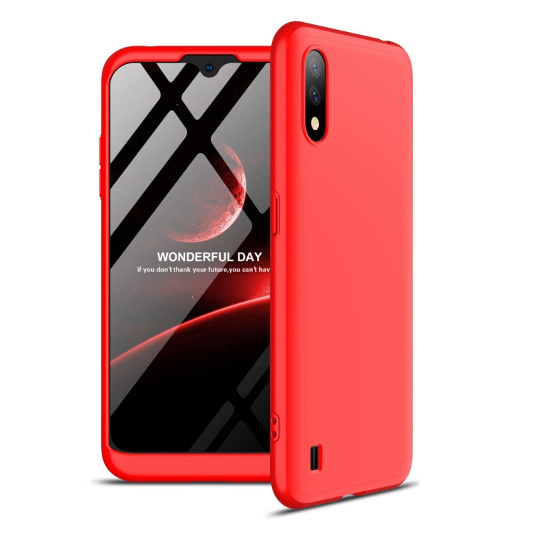 For Samsung Galaxy A01 GKK Three Stage Splicing Full Coverage PC Protective Case
