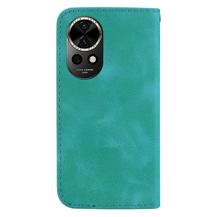 For Huawei nova 12 Seven-shaped Embossed Leather Phone Case