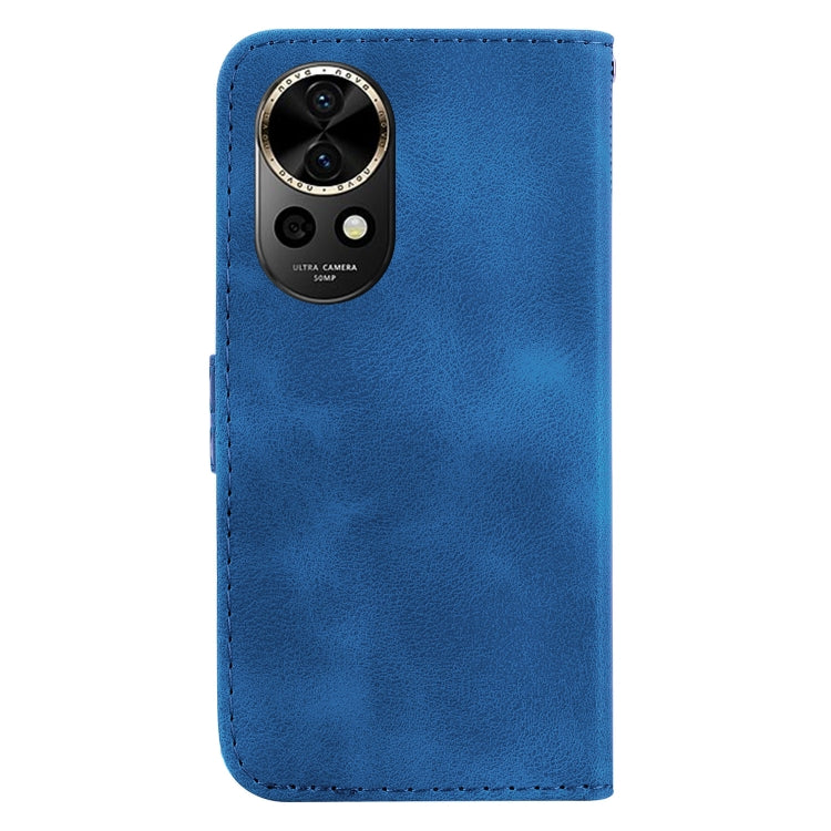 For Huawei nova 12 Seven-shaped Embossed Leather Phone Case