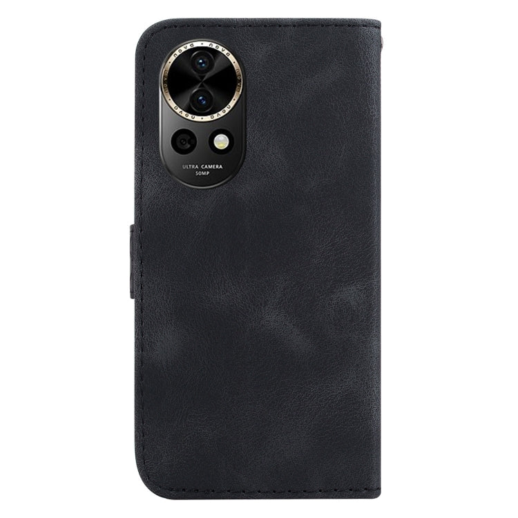 For Huawei nova 12 Seven-shaped Embossed Leather Phone Case