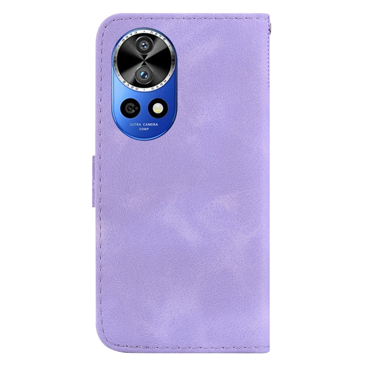 For Huawei nova 12 Pro Seven-shaped Embossed Leather Phone Case