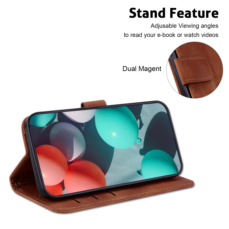 For Huawei nova 12 Ultra Seven-shaped Embossed Leather Phone Case