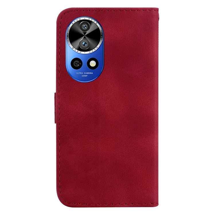 For Huawei nova 12 Ultra Seven-shaped Embossed Leather Phone Case
