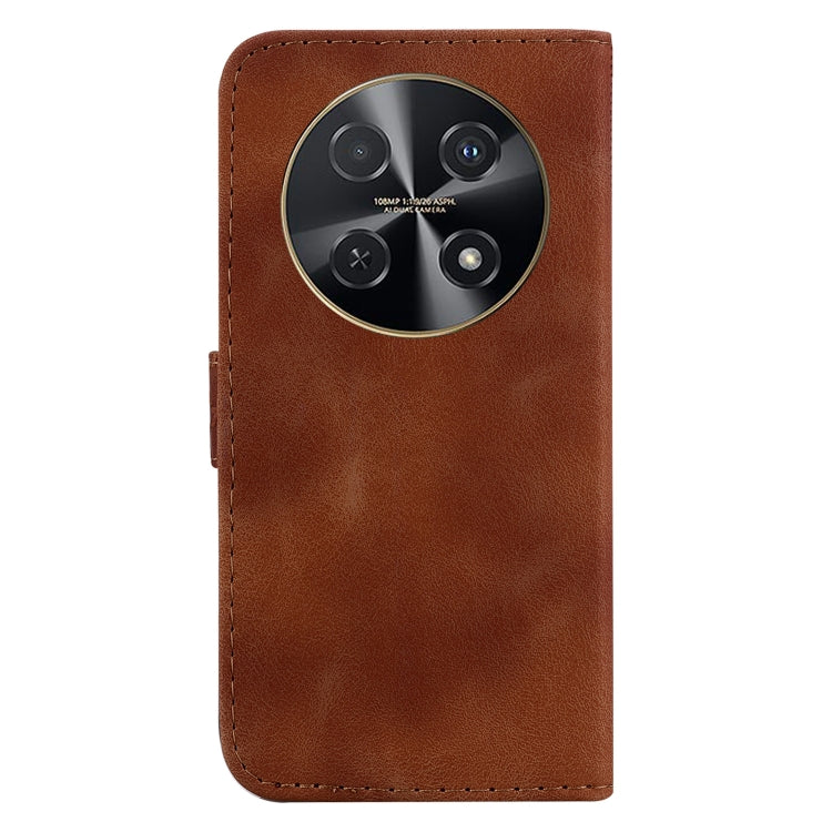 For Huawei nova 12i 4G Global Seven-shaped Embossed Leather Phone Case